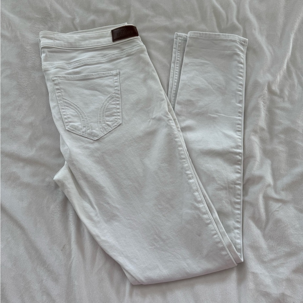 Hollister Women's White Jeans